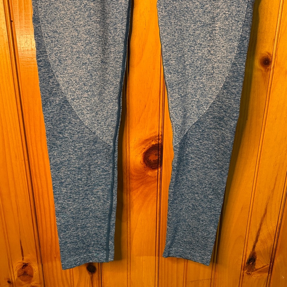 Gymshark Heathered Blue Leggings - Picture 5 of 8